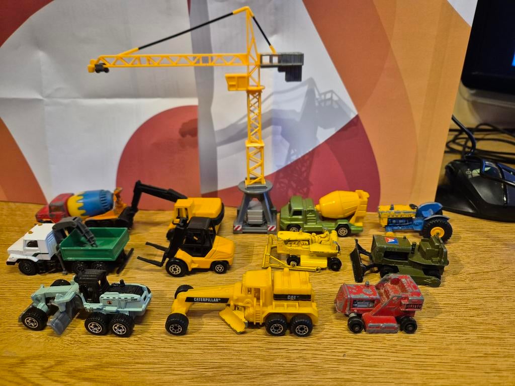 Verzameling Constructievoertuigen Modellen, Ophalen of Verzenden, Gebruikt
