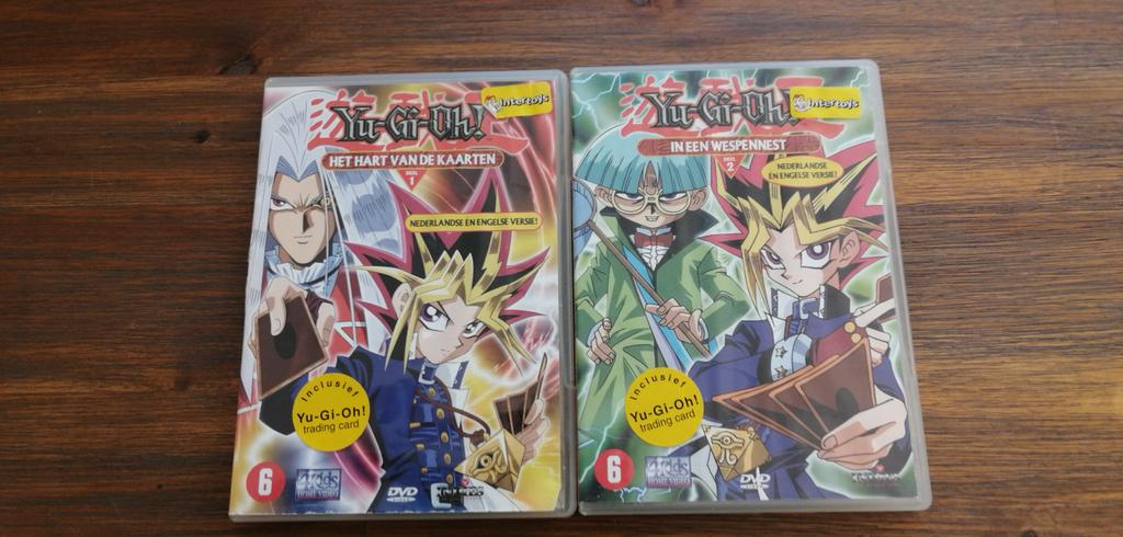 Yu-Gi-Oh! DVD Deel 1 en 2, Cd's en Dvd's, Alle leeftijden, Boxset, Ophalen of Verzenden, Zo goed als nieuw
