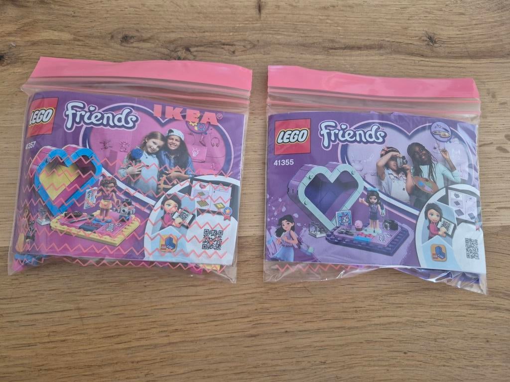 Lego Friends Hartvormige Doosjes #41357 & #41355, Ophalen of Verzenden, Zo goed als nieuw, Complete set, Lego