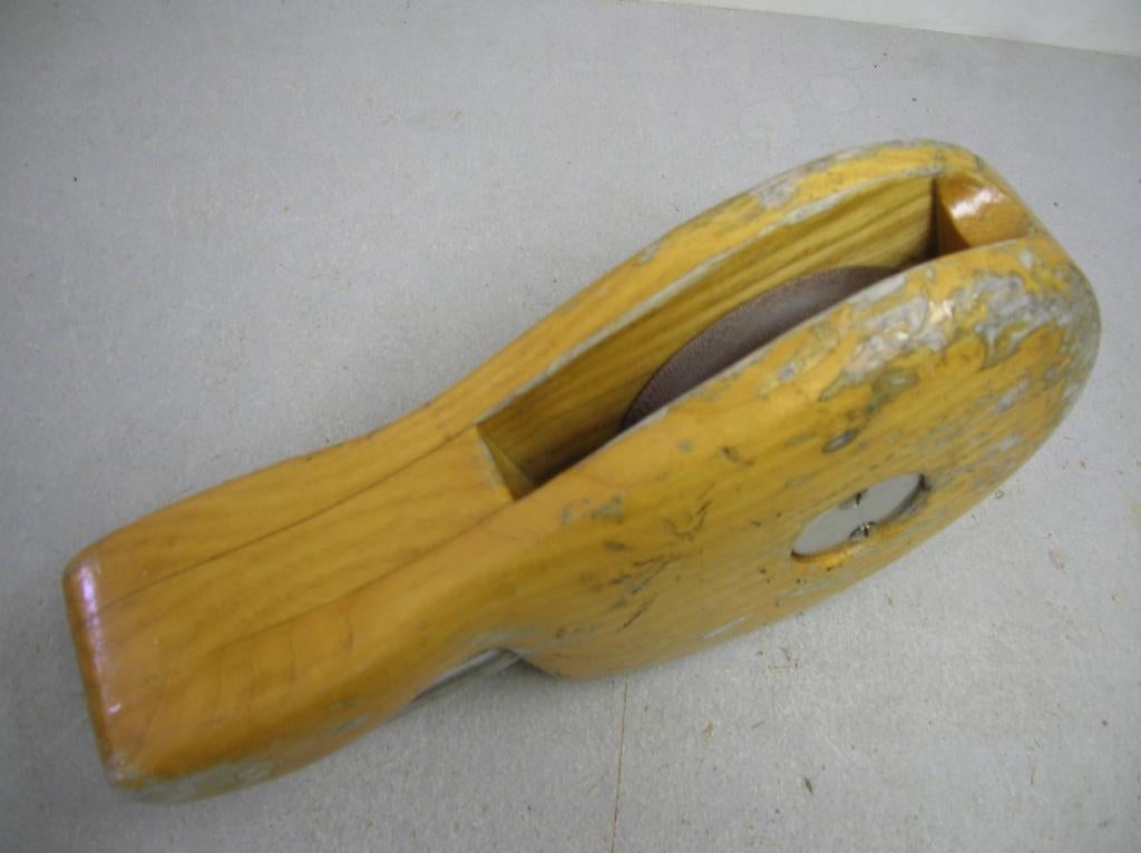 Houten blok, katrol, Hakblok, enkelschijfs, 16 -18 mm, Ophalen of Verzenden, Gebruikt, Lijn of Blok