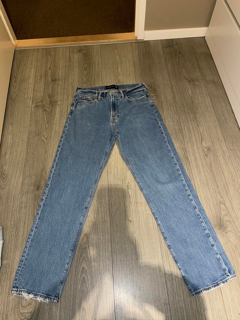 Abercrombie & fitch 90’s loose fit denim jeans broek w30 l32, Ophalen of Verzenden, Zo goed als nieuw, Blauw, W30 - W32 (confectie 38/40)