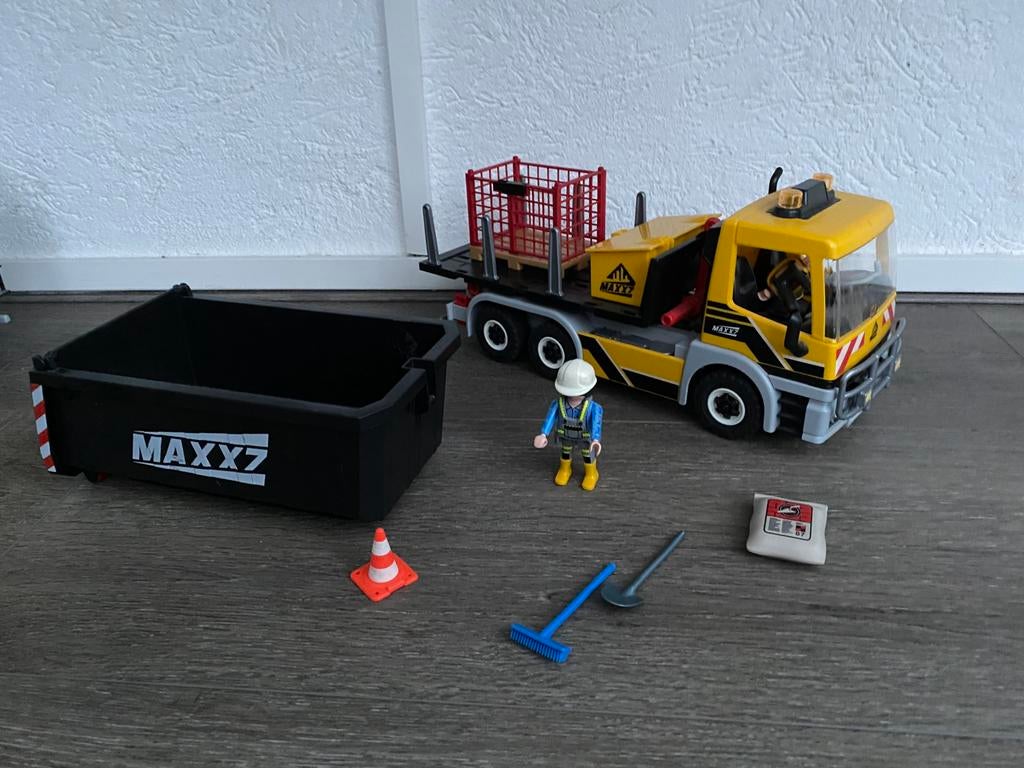 Playmobil bouwvoertuigen enz., Ophalen of Verzenden, Zo goed als nieuw
