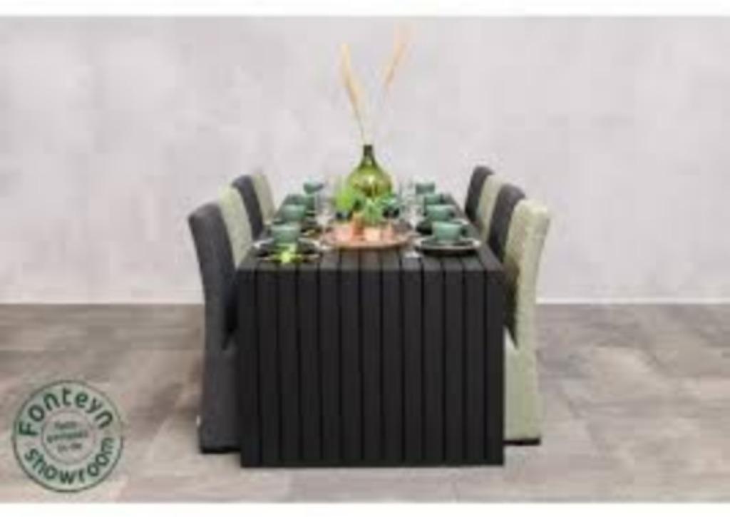 Nieuw voorraad Tuinset klos, Tuin en Terras, Tuinsets en Loungesets, 6 zitplaatsen, Ophalen of Verzenden, Tuinset, Eettafel
