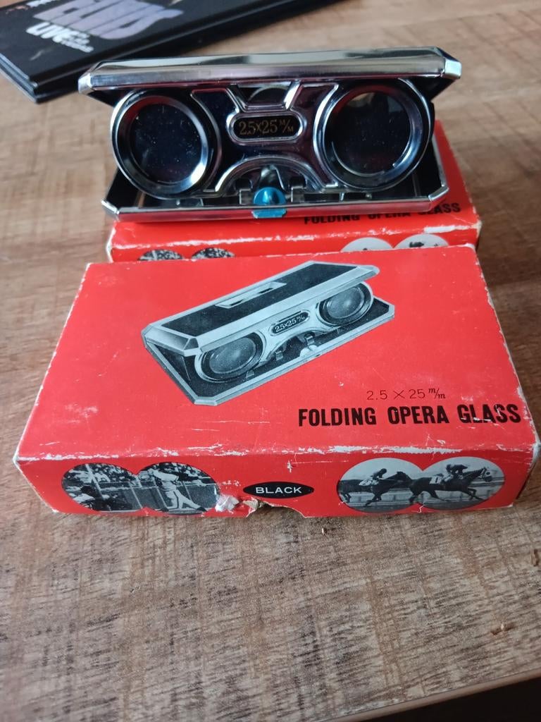Vintage Opera Kijker - 2.5x25, Gebruikt, Minder dan 8x, Overige typen, Ophalen of Verzenden