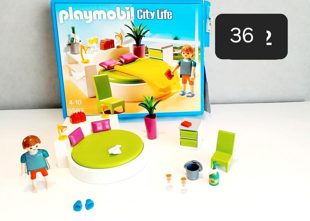Playmobil Slaapkamer Compleet - Zo Goed Als Nieuw!, Ophalen of Verzenden, Zo goed als nieuw, Complete set
