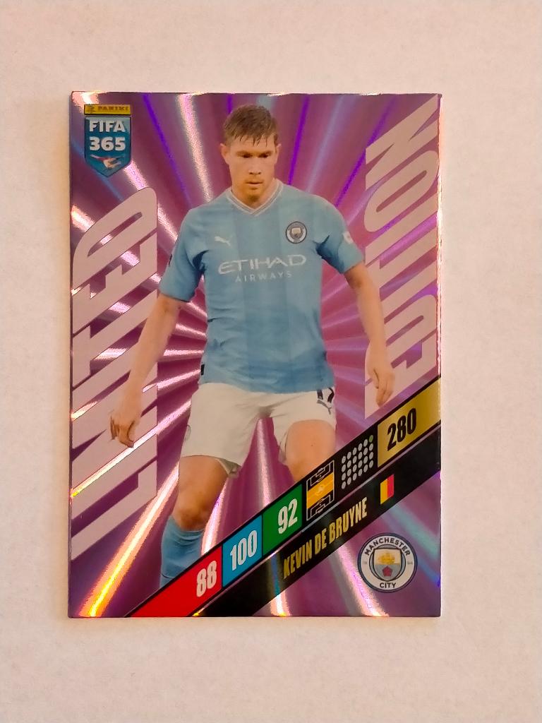 Fifa365 Fifa 365 2024 Adrenalyn Panini Kevin de Bruyne, Ophalen of Verzenden, Gebruikt