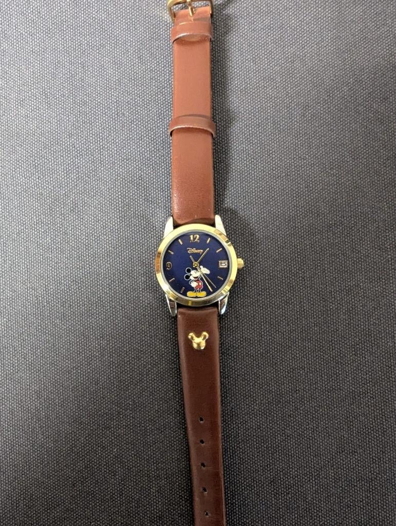 Kinderhorloge Disney met Mickey Mouse, Ophalen of Verzenden, Overige kleuren, Jongen of Meisje
