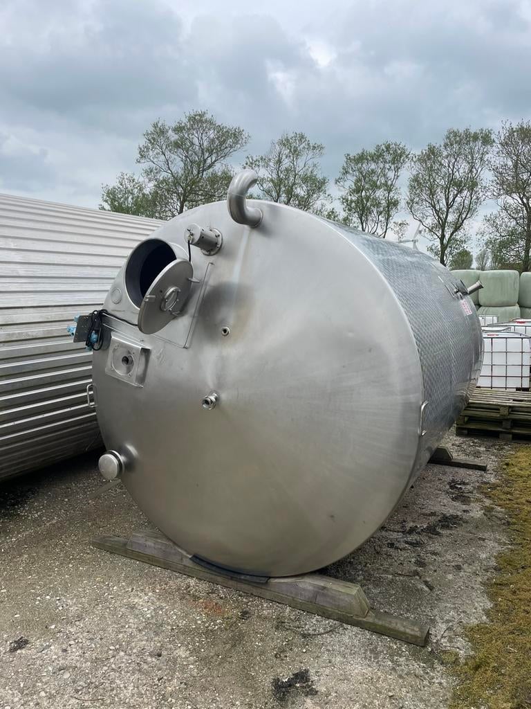 RVS tank 14.000 liter verticale opslagtank, Ophalen of Verzenden