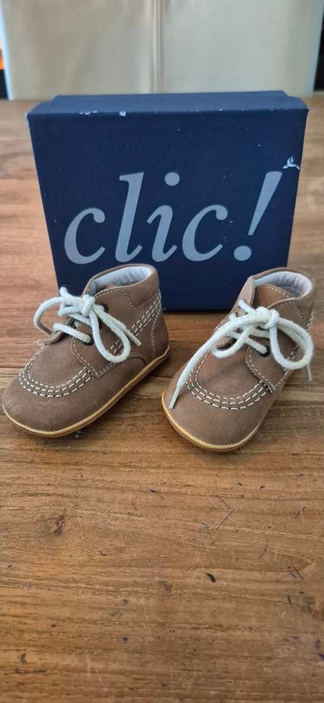 Nette baby schoentjes maat 18, Schoentjes, Clic!, Jongetje of Meisje, Ophalen of Verzenden