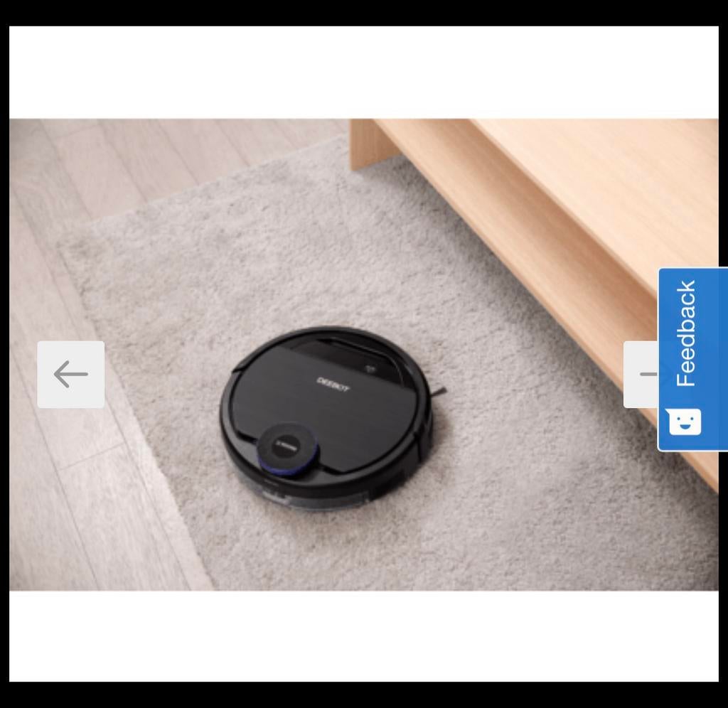 ZGAN! Robot stofzuiger ecovacs deebot ozmo 930 € 299,99, Ophalen of Verzenden, Zo goed als nieuw