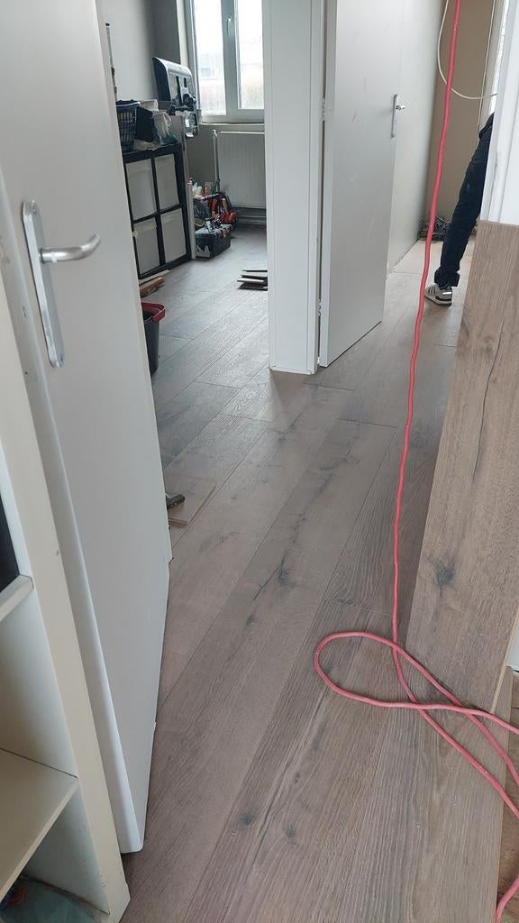 Laminaat Donker Eiken XL - 9.88m2, Ophalen, Kunststof, Nieuw, 10 m² of meer