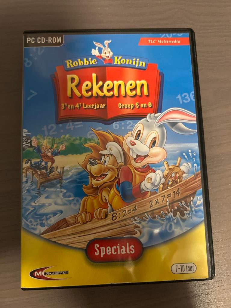 Robbie Konijn Rekenen - Leerzaam spel voor kinderen, Computers en Software, Ophalen of Verzenden, Gebruikt, Overige typen, MacOS
