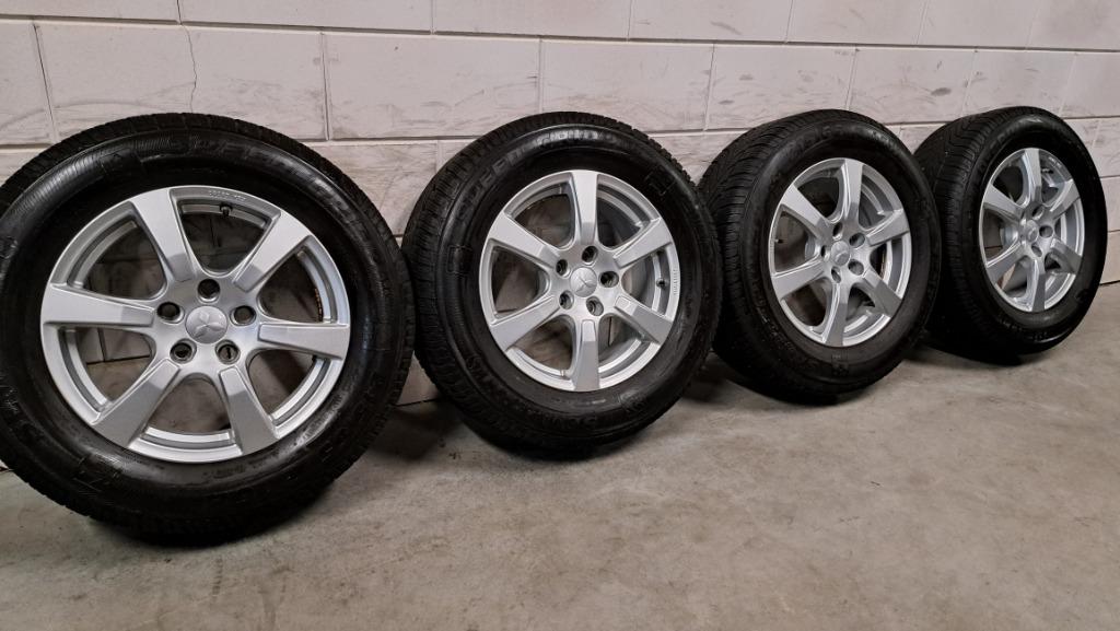 Lichtmetalen velgen Mitsubishi Asx Eclipse Cross 215/65/16, 16 inch, Banden en Velgen, Personenwagen, Gebruikt