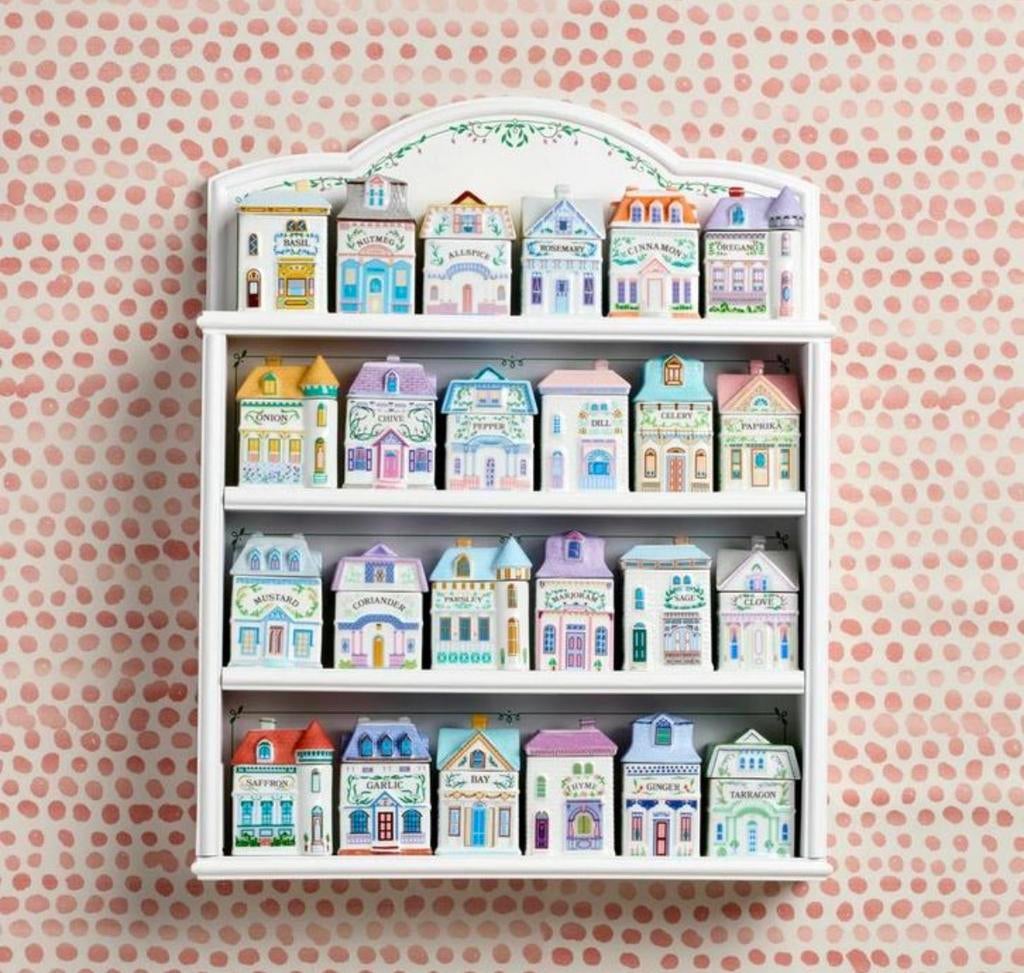 Lenox spice village set 24 huisjes! Complete set, Ophalen of Verzenden