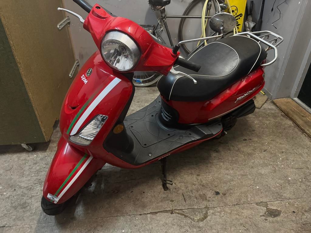 Sym Fiddler, Ophalen, Maximaal 45 km/u, Zo goed als nieuw, Benzine