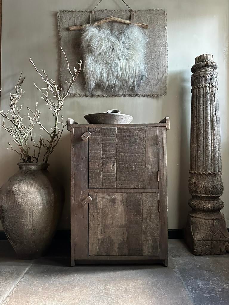 Boerenkastje 2-deuren Driftwood, Ophalen of Verzenden, Nieuw, 25 tot 50 cm, Minder dan 100 cm