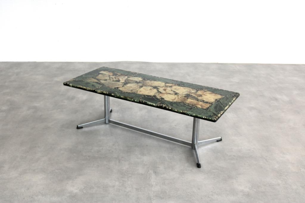 vintage salontafel | tafel | jaren 60, Ophalen of Verzenden, Gebruikt, Overige materialen