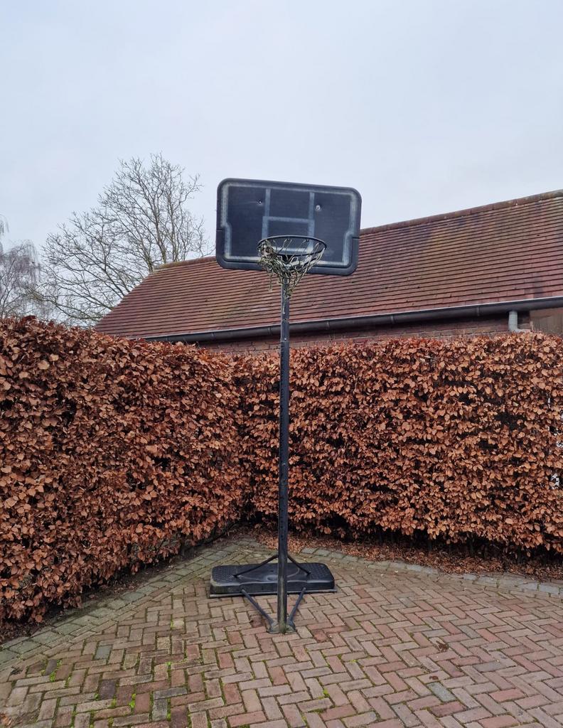 Basketbalpaal, Ophalen, Gebruikt, Ring, Bord of Paal