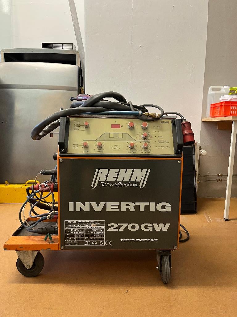 Rehm AC/DC watergekoeld lasapparaat 380V, Doe-het-zelf en Verbouw, Gereedschap | Lasapparaten, Gebruikt, Tig, 250 ampère of meer