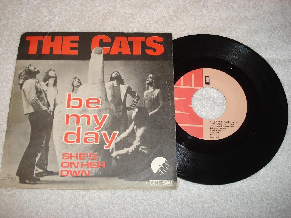The Cats    Misdruk      Be My Day     Orgineel, Cd's en Dvd's, Vinyl Singles, Ophalen of Verzenden, Zo goed als nieuw, Pop