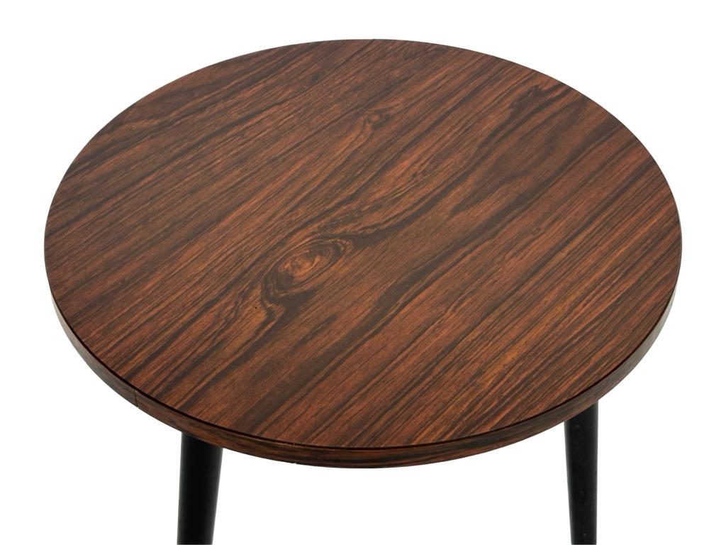 Vintage Plantentafeltje Bijzettafel Driepoot Jaren 60 Design, Vintage, Minder dan 55 cm, Gebruikt, Vintage