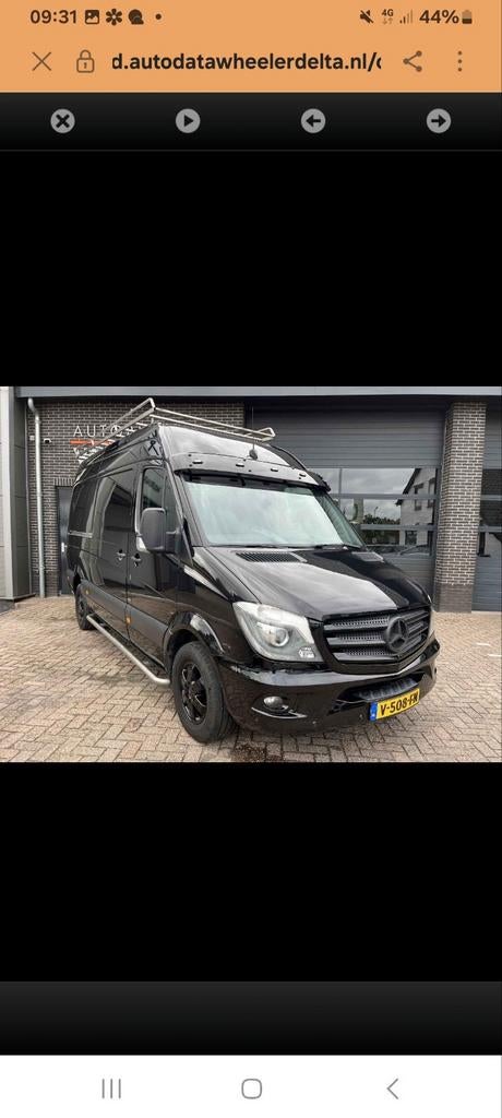 Mercedes sprinter rvs equinox imperiaal lengte 2  hoogte 2, Ophalen, Gebruikt, Mercedes-Benz