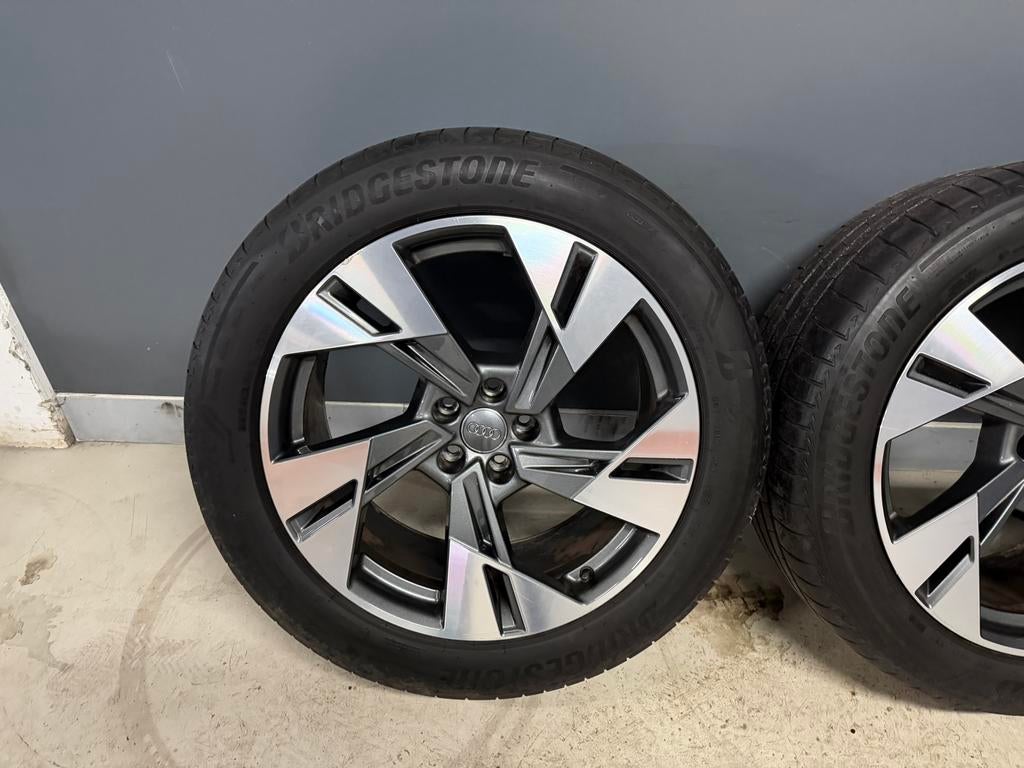 Audi E-etron Q7 Q8 20 inch originele velgen 5x112 zomerset, Ophalen of Verzenden, 20 inch, Winterbanden, Banden en Velgen