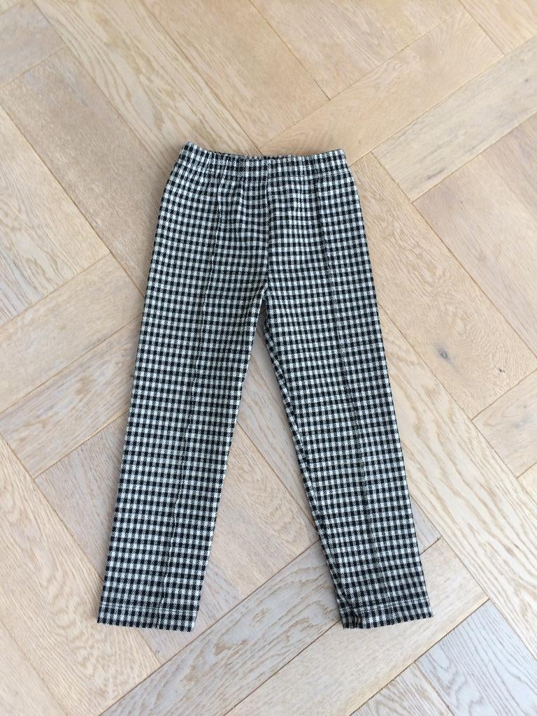 Leuk zwart/wit ruit broekje Sproet&Sprout 110/116 - ZGAN, Broek, Meisje, Ophalen of Verzenden, Zo goed als nieuw