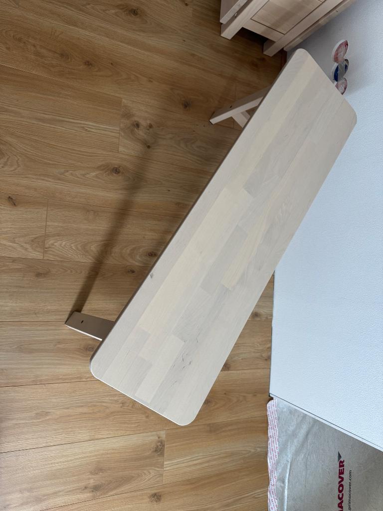 Ikea houten bankje / bijzettafel, Huis en Inrichting, Ophalen, Zo goed als nieuw, Hout