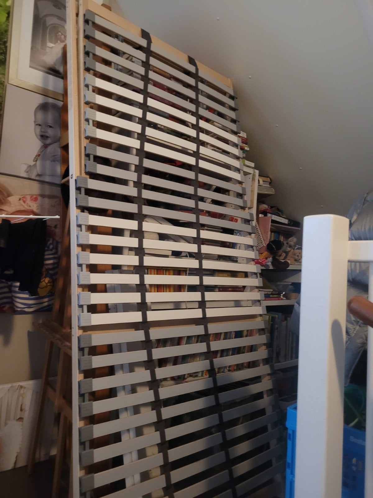 Ikea verstelbare lattenbodem 90x200, Ophalen, Zo goed als nieuw, Eenpersoons, 90 cm