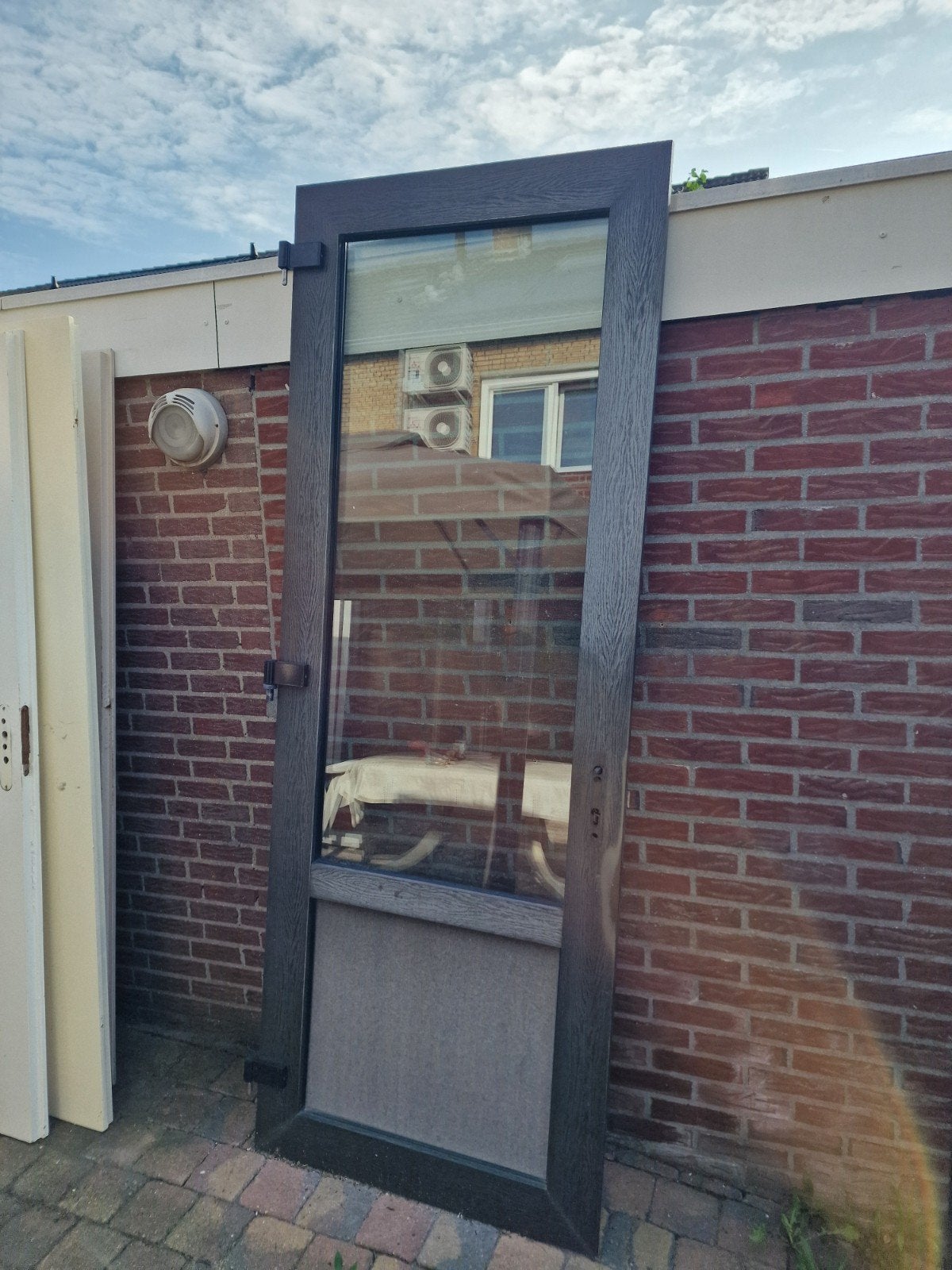 Diverse deuren: binnen, buiten, glas en hout, Gebruikt, 80 tot 100 cm, Overige typen, Ophalen of Verzenden