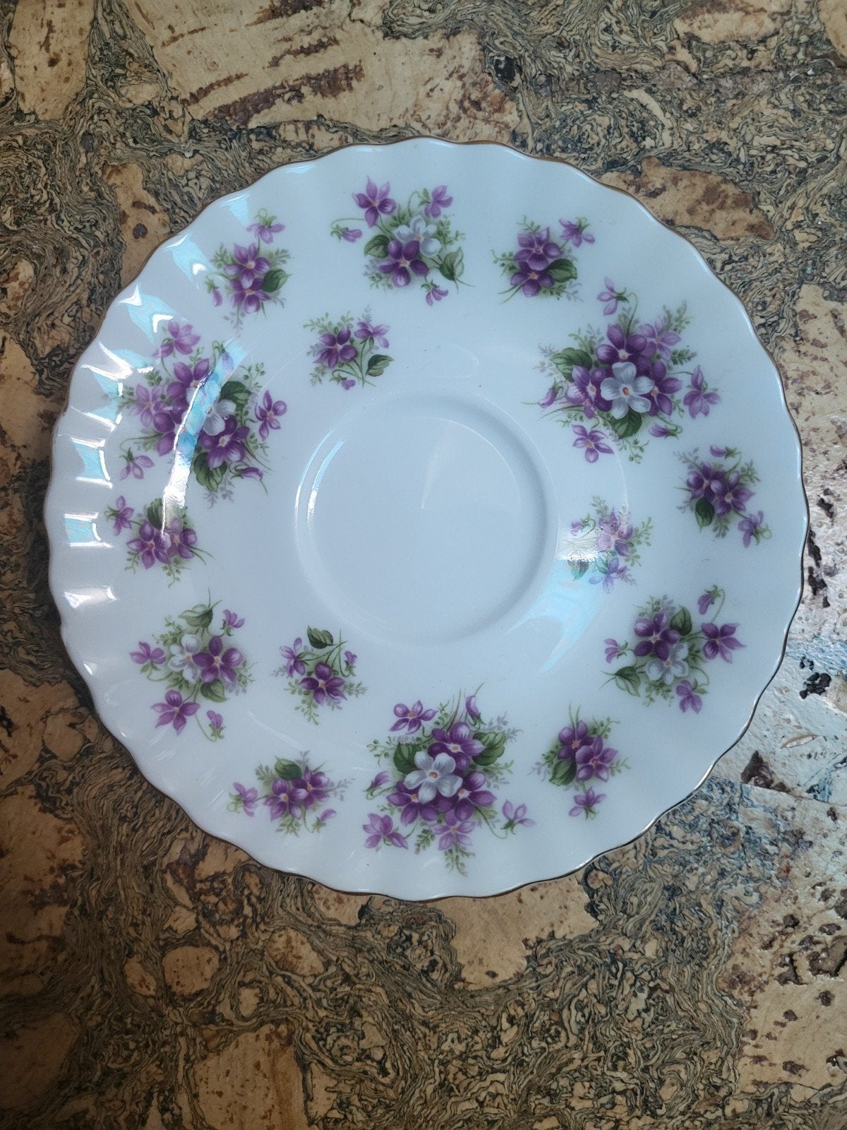 Royal Albert Sweet Violets Kop en Schotel, Ophalen of Verzenden