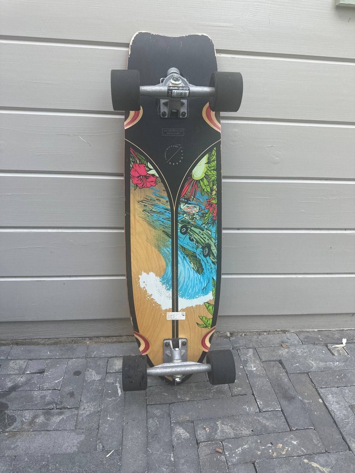 Decathlon Skateboard Oxelo Carve 540, Ophalen, Gebruikt, Skateboard, Longboard