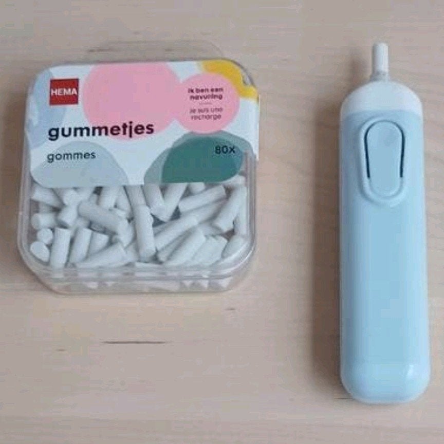 Elektrische gum + navulling, Ophalen of Verzenden, Zo goed als nieuw