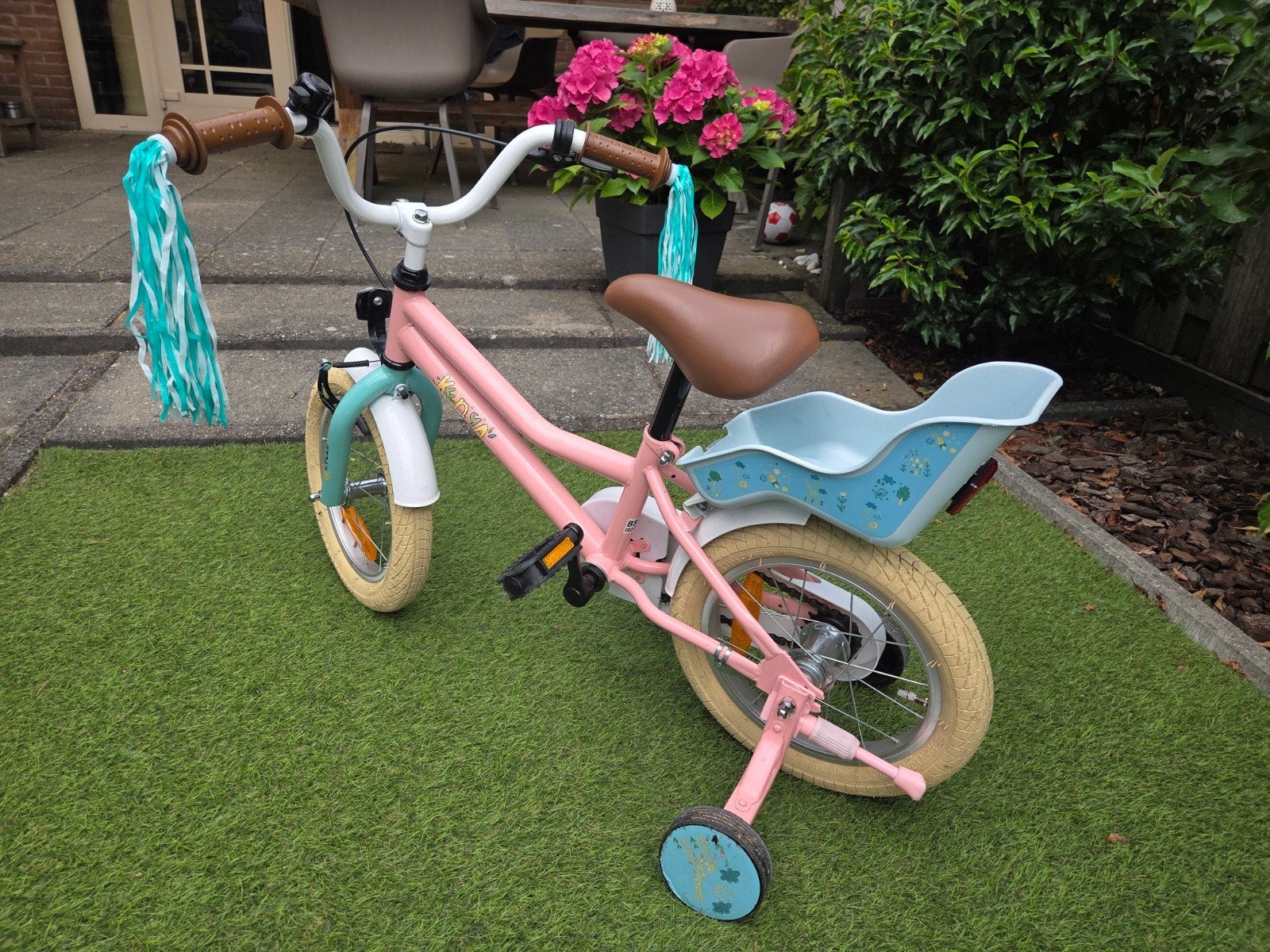 2cycle meisjes fiets 14 inch, Zijwieltjes, Ophalen, Overige merken, Minder dan 16 inch