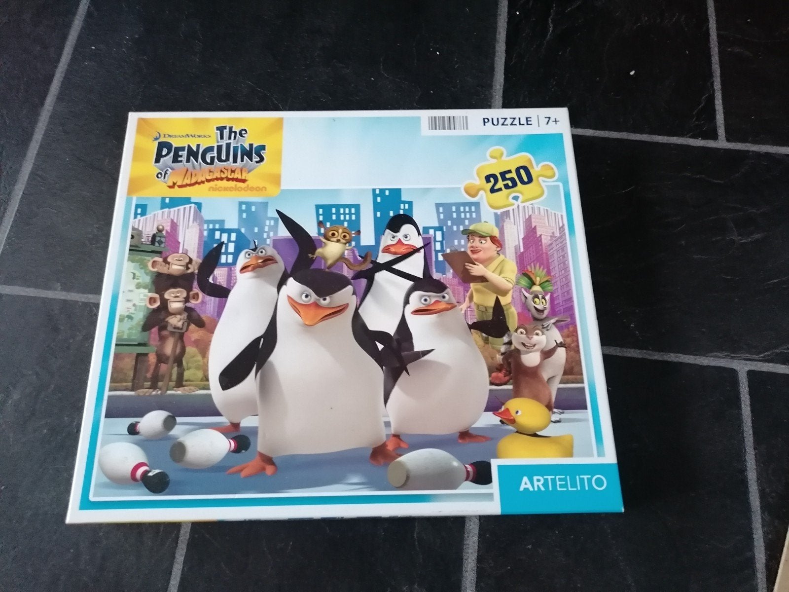 De Pinguïns van Madagascar puzzel 250 stukjes, Ophalen of Verzenden, Meer dan 50 stukjes, Gebruikt, 6 jaar of ouder