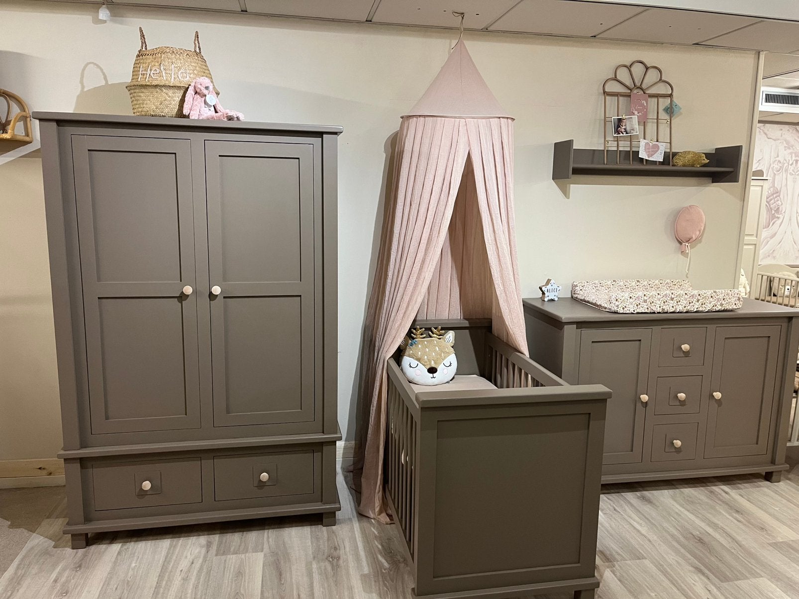 Babykamer •Mokka• by Juffrouw Kwast, Ophalen, Info@juffrouw-kwast.nl, Jongetje of Meisje, 7443BS
