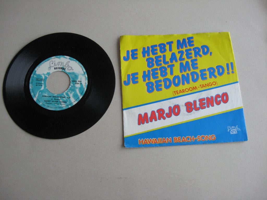 Goede singel MARJO BLENCO, Cd's en Dvd's, Vinyl | Nederlandstalig, 7 inch, Ophalen of Verzenden, Levenslied of Smartlap, Fotohoes