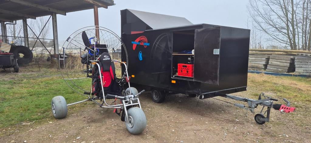 Aanhanger tbv paramotortrike., Sport en Fitness, Zweefvliegen en Paragliding, Ophalen, Overige typen