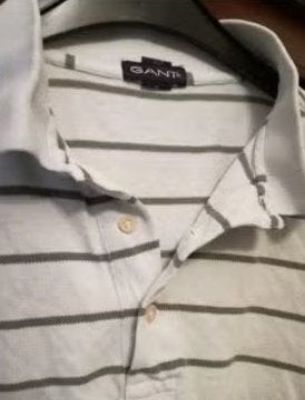 als Nieuw GANT Licht blauw grijs polo shirt POLO XL, Ophalen of Verzenden, Zo goed als nieuw, Maat 56/58 (XL), Blauw