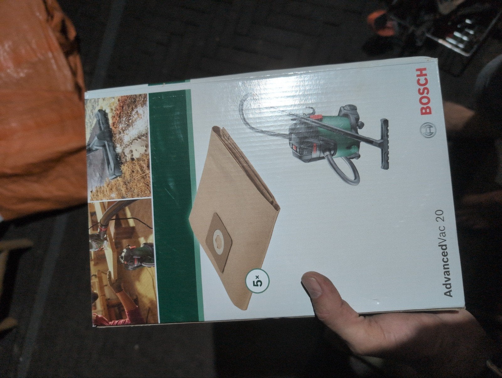 Bosch AdvancedVac 20 Nat- en Droogzuiger 9 zakken, Ophalen of Verzenden, Nieuw
