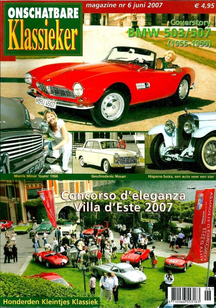 Onschatbare Klassieker reportage BMW 503/507 1955-1959, Ophalen of Verzenden, Gelezen, BMW