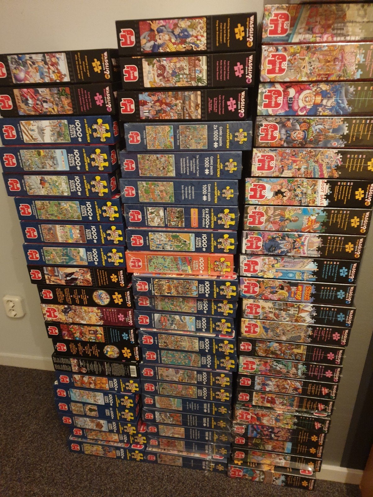 Jan van Haasteren legpuzzels - titels zie beschrijving, Ophalen of Verzenden, 500 t/m 1500 stukjes, Zo goed als nieuw, Legpuzzel