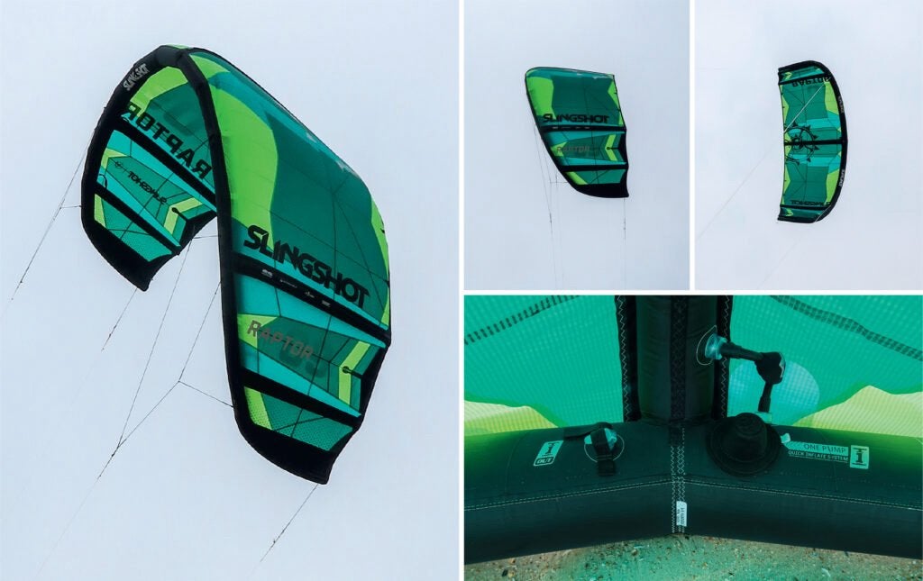Slingshot Raptor 12m, Watersport en Boten, Kitesurfen, Geen board, Ophalen, Zo goed als nieuw, 12 m²