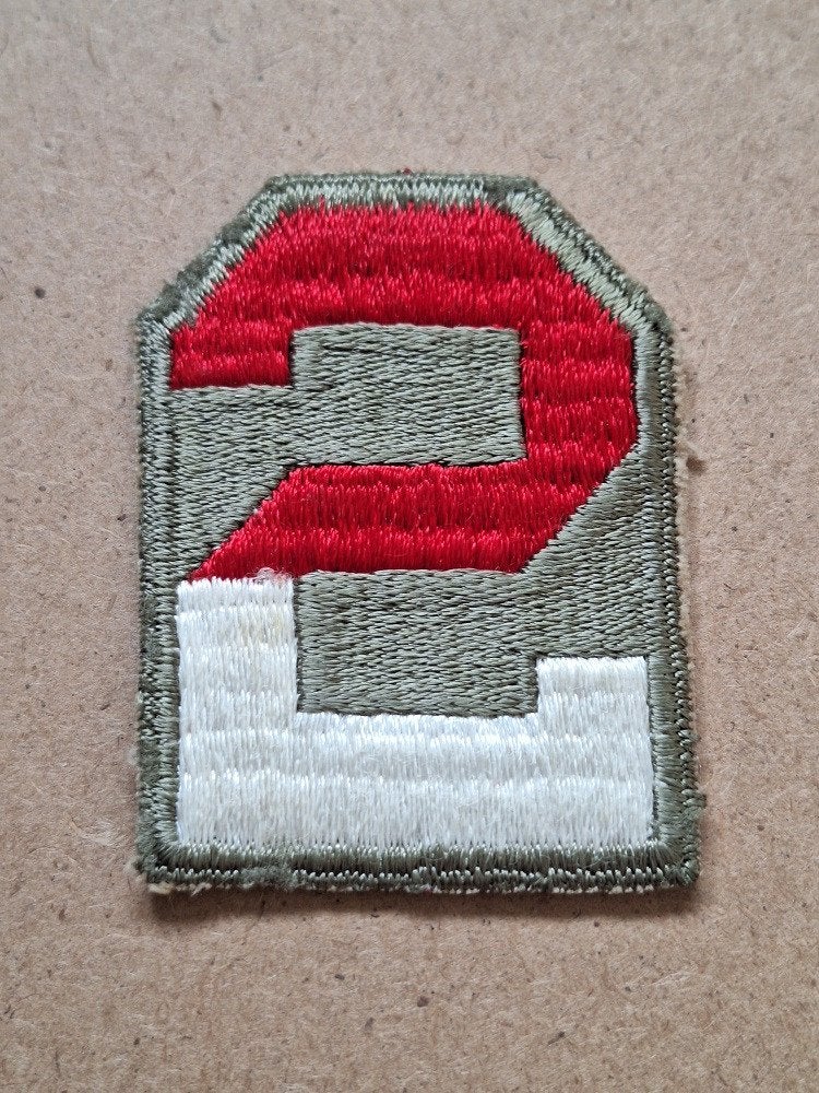 WWII US 2nd army patch, Ophalen of Verzenden, Amerika, Embleem of Badge