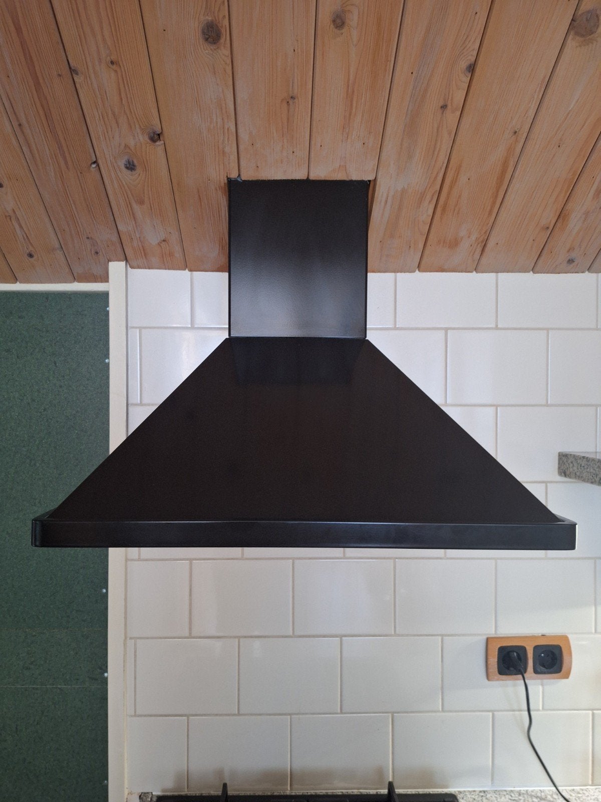 Schouw afzuigkap 60x50x25 cm met kanaal, Witgoed en Apparatuur, Afzuigkappen, Ophalen, Gebruikt, Wandschouwkap, Vrijstaand