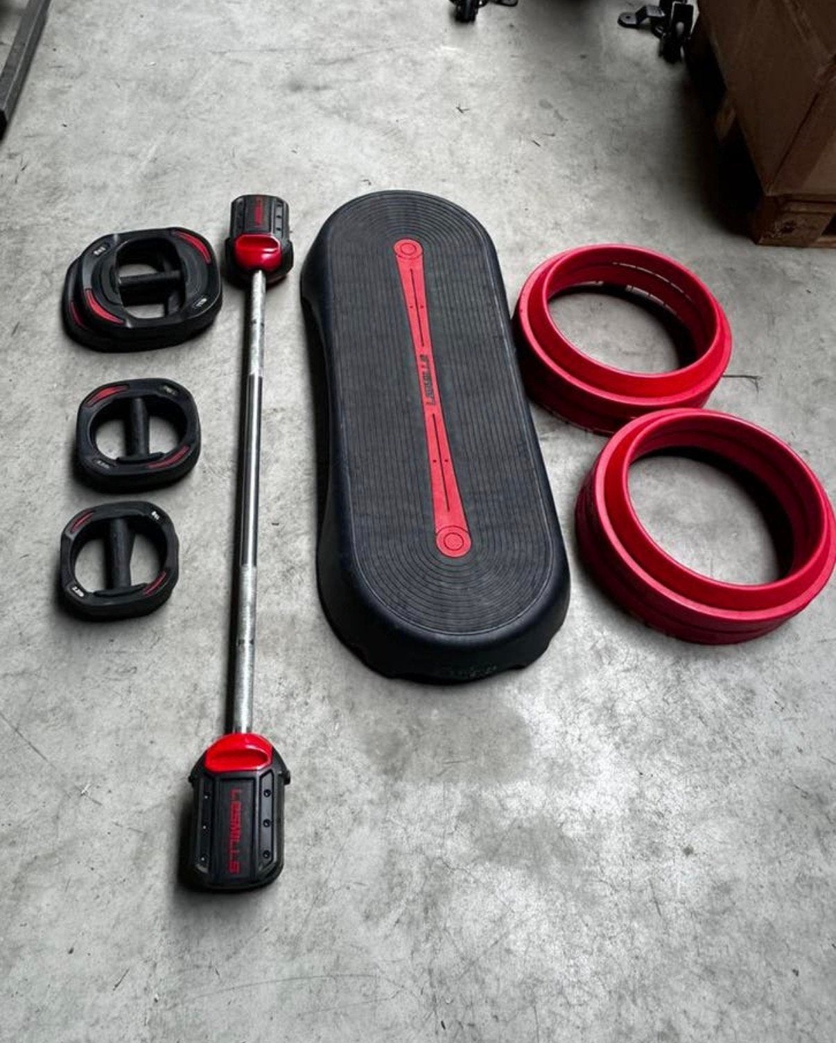 Lesmills Smartbar Set + Lesmills Step, Sport en Fitness, Ophalen, Zo goed als nieuw, Overige typen