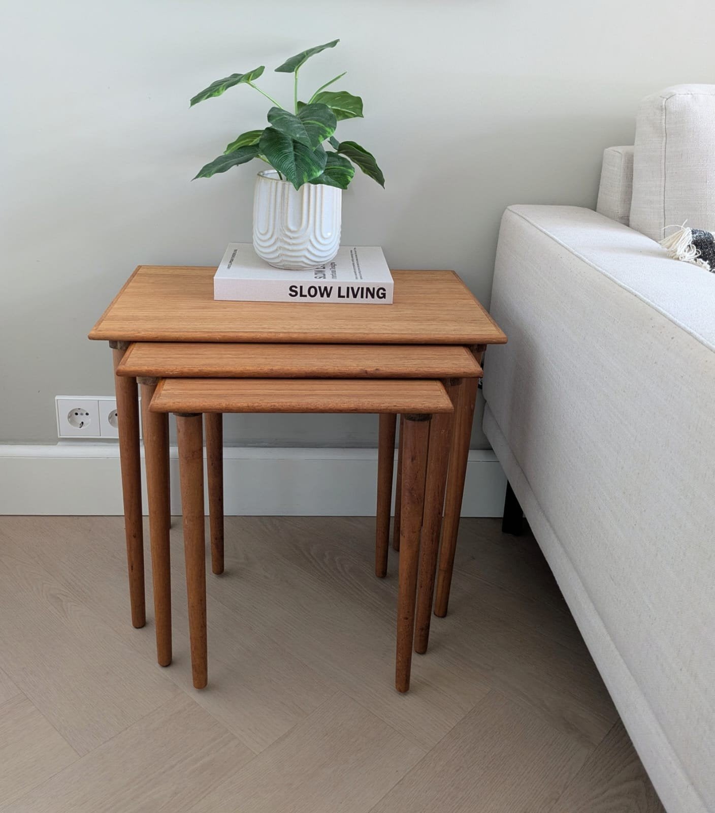 Vintage Scandinavisch mimiset, nesting tables, Ophalen, ., Zo goed als nieuw, .
