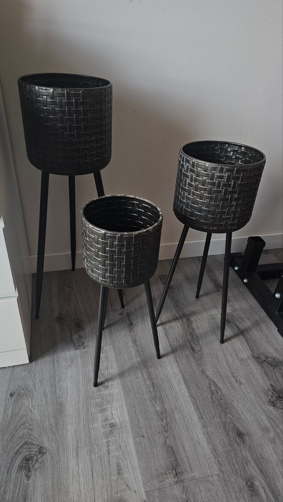 Set planten potten, Ophalen, Kunststof, Gebruikt, Rond