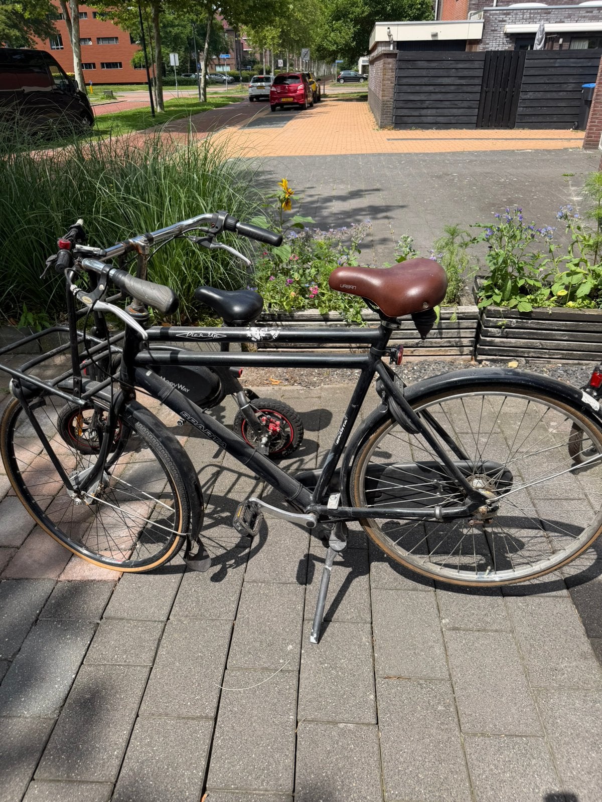 Herenfiets sparta, Ophalen, Gebruikt, Sparta, Versnellingen